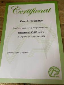 EHBO certificaat